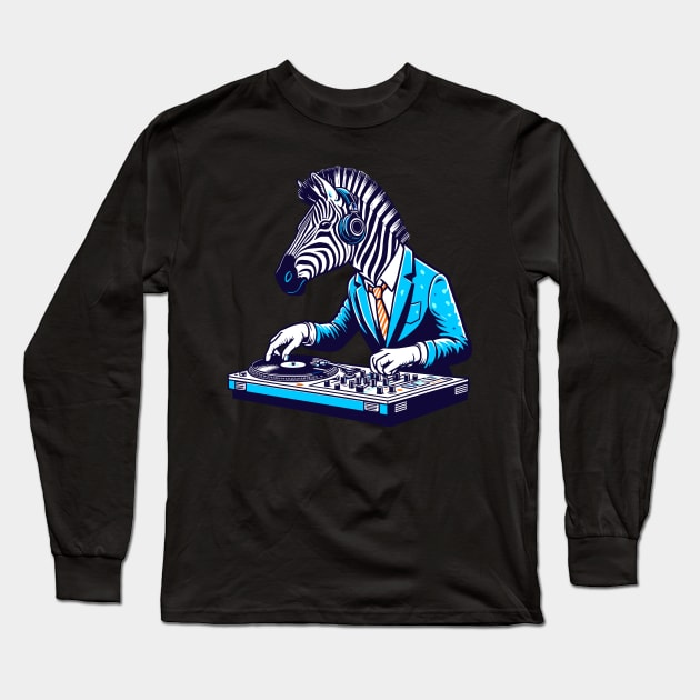 Turntable Long Sleeve T-Shirt by Outrageous Flavors